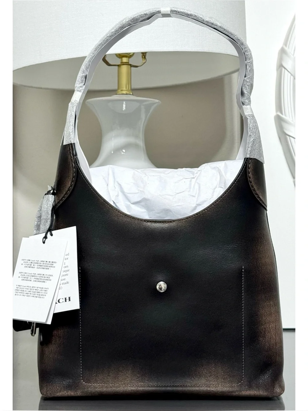 COACH Brooklyn Shoulder Bag 28, LOVED LEATHER